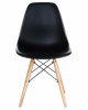 Стул обеденный LMZL-PP623, ножки светлый бук, цвет сиденья чёрный