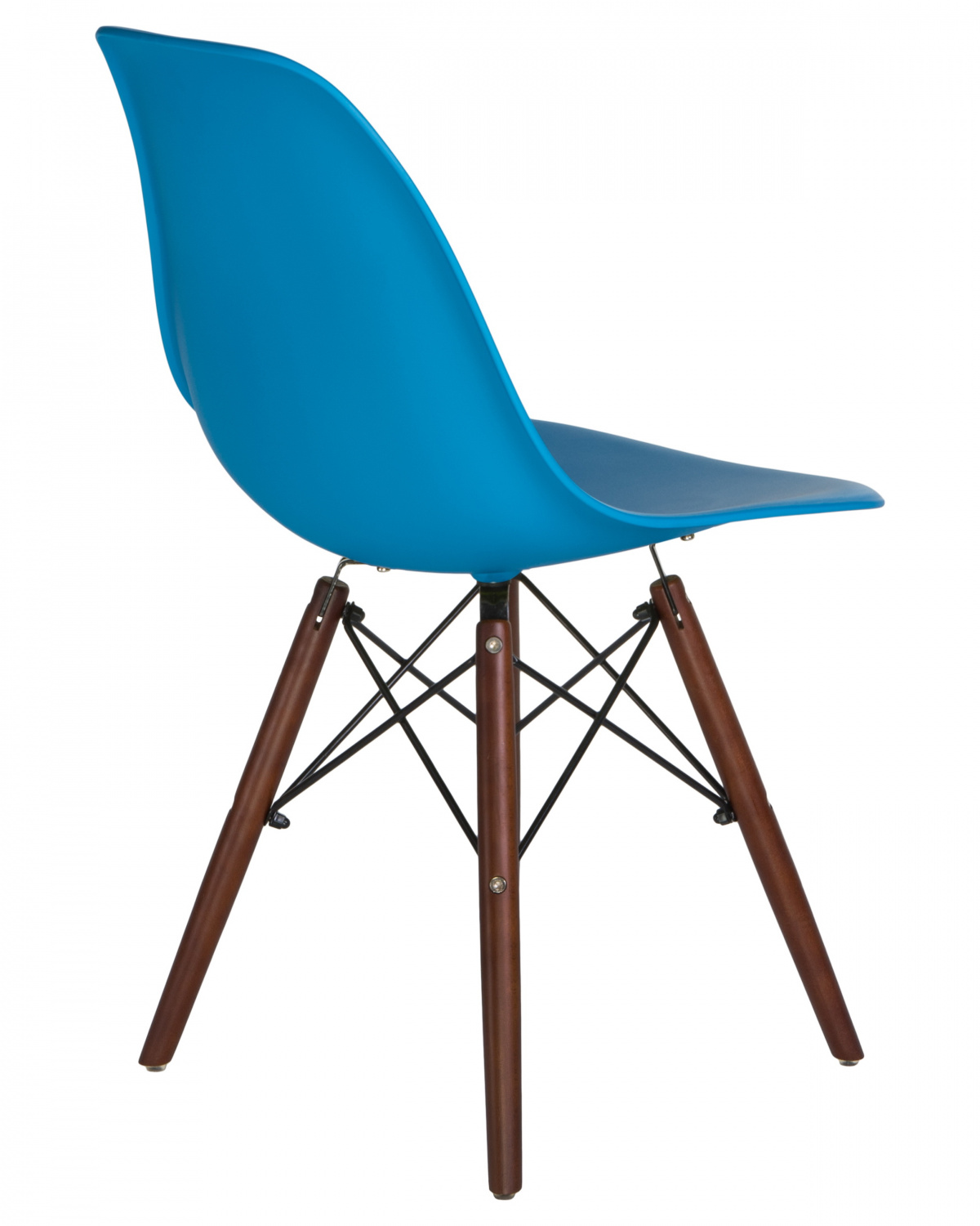 Стул обеденный LMZL-PP623, ножки тёмный бук, цвет сиденья голубой