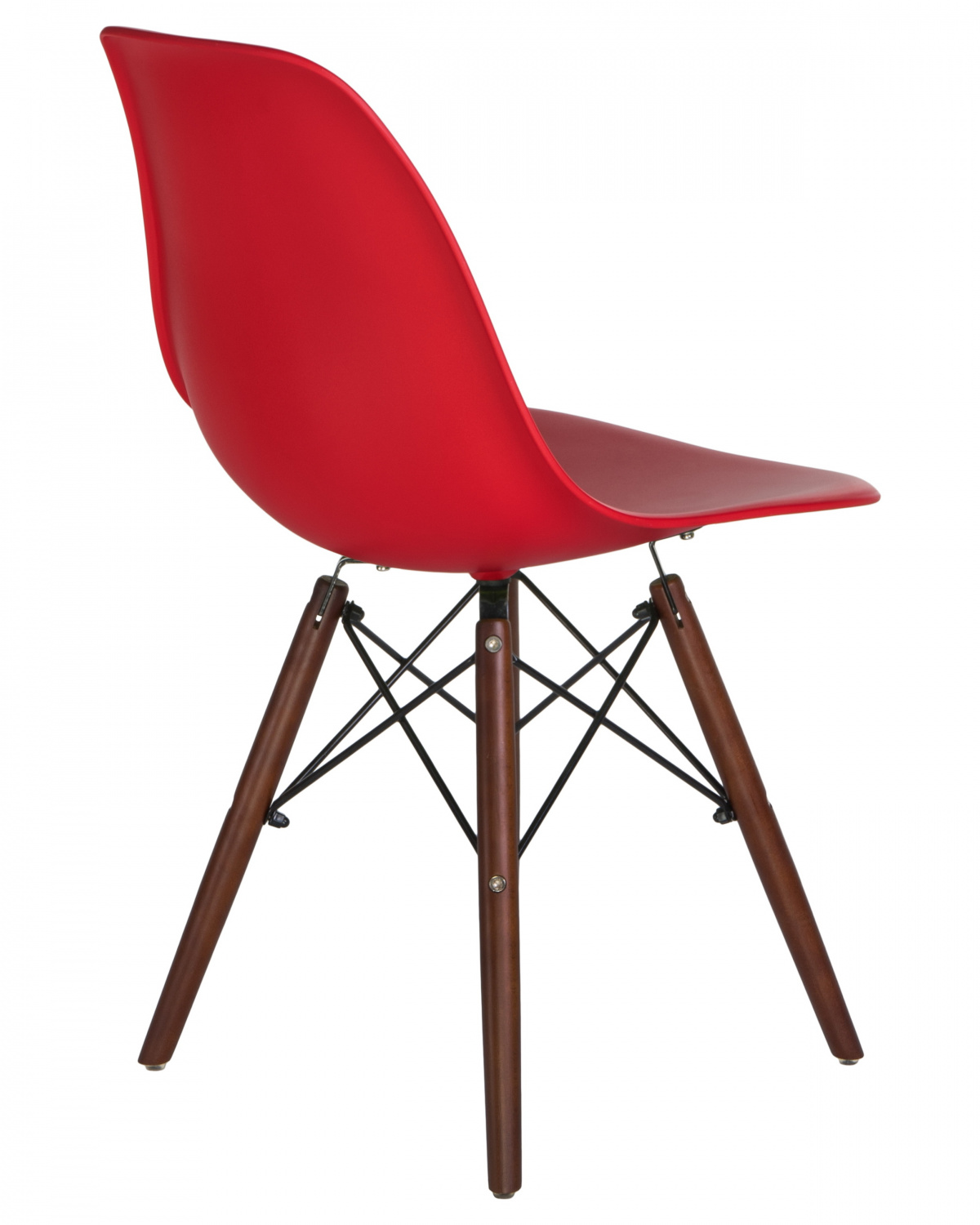 Стул обеденный LMZL-PP623, ножки тёмный бук, цвет сиденья красный