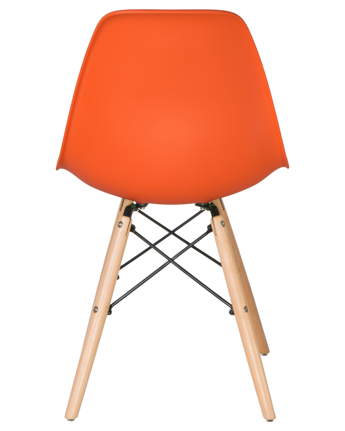 Стул обеденный LMZL-PP623, ножки светлый бук, цвет сиденья оранжевый