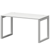 Стол на металлокаркасе Смарт СМС25-О-12К.73.Пр50 Белый/Белый (1200x730x750)