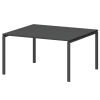 Стол переговорный на металлокаркасе Смарт СМСП-П-18.123.Пр25 Графит/Антрацит (1800x1236x750)