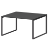 Стол переговорный на металлокаркасе Смарт СМСП-О-18.123.Пр25 Графит/Антрацит (1800x1236x750)
