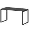 Стол на металлокаркасе Смарт СМС25-О-12К.73.Пр25 Графит/Антрацит (1200x730x750)