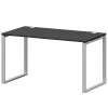 Стол на металлокаркасе Смарт СМС25-О-10К.73.Пр25 Графит/Белый (1000x730x750)