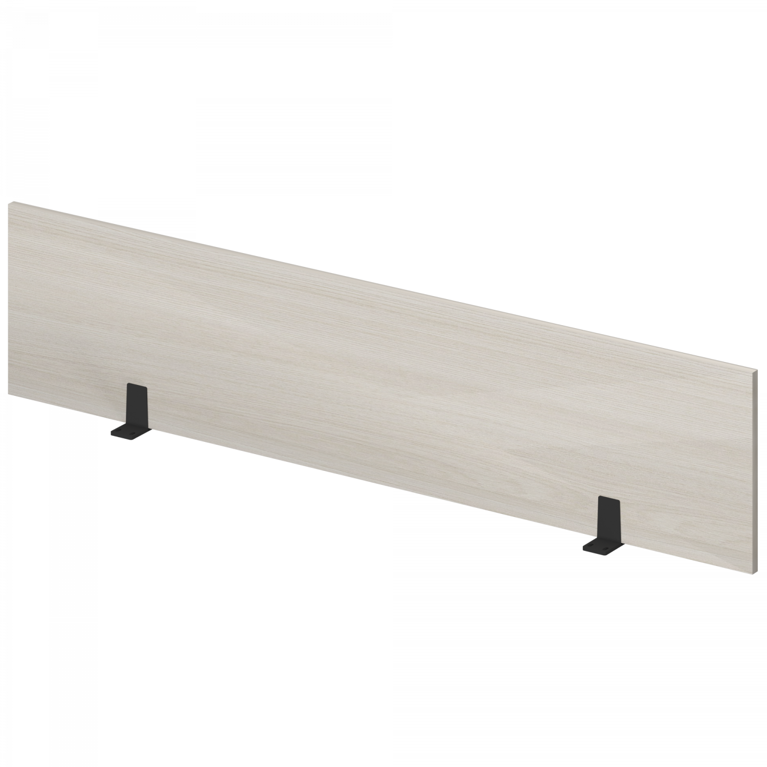 Экран для одиночного стола Арго-М СМЭ18-16 Ясень шимо/Антрацит (1600x18x350)