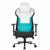 Кресло компьютерное игровое ZONE 51 IMPULSE White-Blue массажное