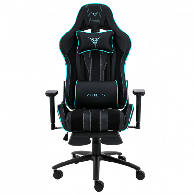 Кресло компьютерное игровое ZONE 51 GRAVITY PLUS Black-Cyan, купить в Сыктывкаре