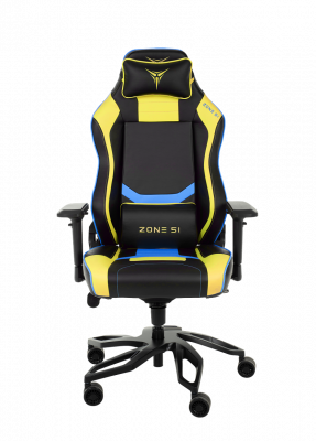 Кресло компьютерное игровое ZONE 51 CYBERPUNK YB Yellow-Blue, купить в Сыктывкаре