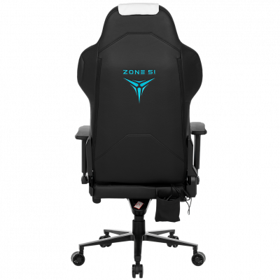 Кресло компьютерное игровое ZONE 51 IMPULSE White-Blue массажное, купить в Сыктывкаре
