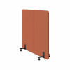 Мобильная прегородка 140х140, Муви, mv-140/140, sweet_orange, ткань: рогожка