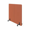 Мобильная прегородка 160х140, Муви, mv-160/140, sweet_orange, ткань: рогожка