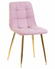 Стул обеденный DOBRIN ALEX, золотые ножки, сиреневая ткань (UF860-04B)