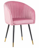 Стул обеденный DOBRIN MARY, розовый велюр (1922-16)