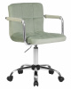 Офисное кресло для персонала DOBRIN TERRY, мятный велюр (MJ9-87)