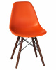 Стул обеденный LMZL-PP623, ножки тёмный бук, цвет сиденья оранжевый
