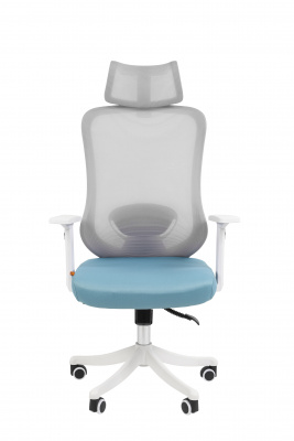 Офисное кресло Chairman CH563 белый пластик, бирюзовый, купить в Сыктывкаре