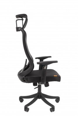 Офисное кресло Chairman CH563 черный пластик, черный, купить в Сыктывкаре