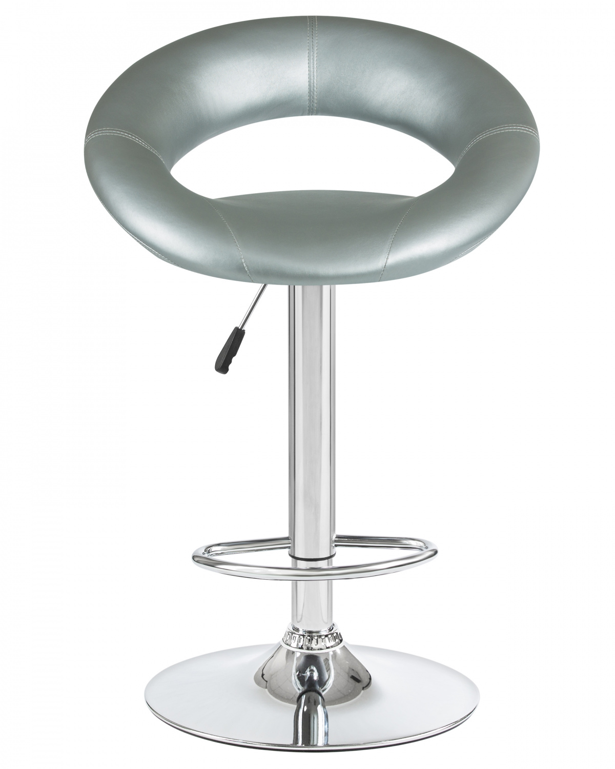 Стул барный DOBRIN MIRA, серебряный